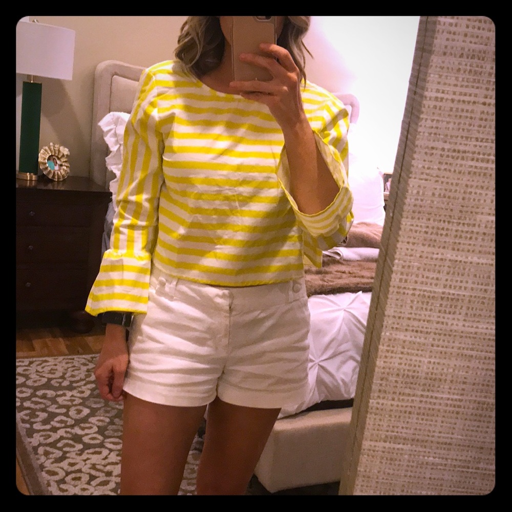 Yellow striped top